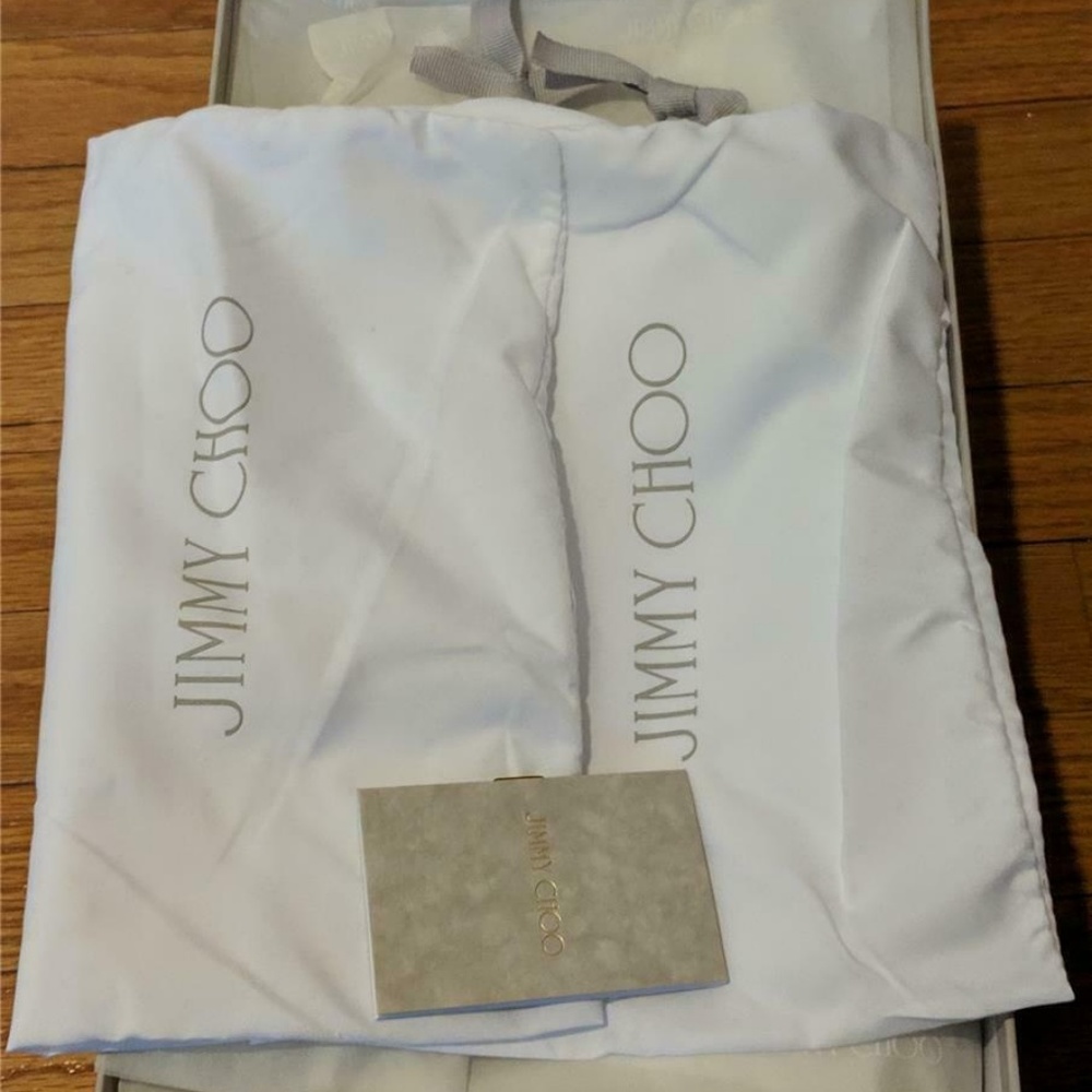 Jimmy Choo "Jett" Suede Lizard Print Sneakers - Picture 7 of 7